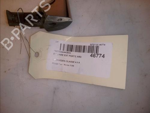 Rear right exterior door handle MERCEDES-BENZ A-CLASS (W169) A 180 CDI (169.007, 169.307) | BP14951642C130 
