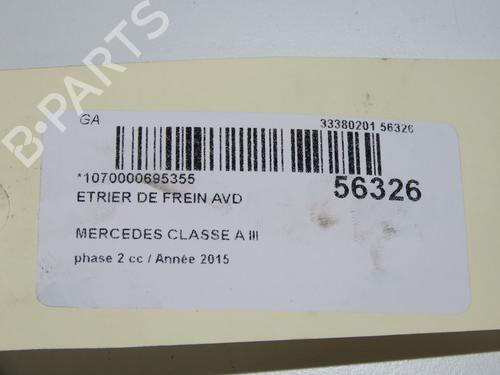 Right front brake caliper MERCEDES-BENZ A-CLASS (W176) A 160 CDI / d (176.011) | BP31242497M104 - Image 4
