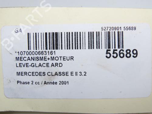 Used Rear right window mechanism Rear right window mechanism MERCEDES-BENZ E-CLASS (W210) E 320 CDI (210.026) (197 hp) 32399704 32399704
