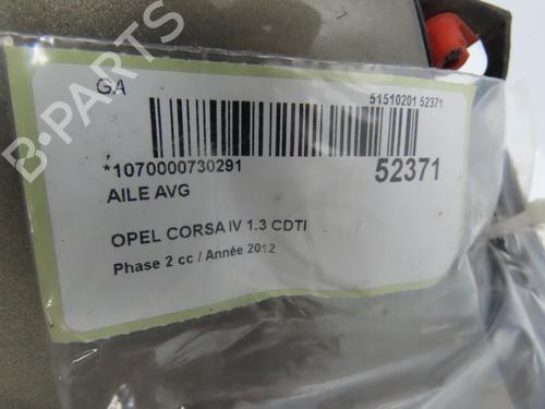 Used Left front fenders Left front fenders OPEL CORSA D (S07) 1.3 CDTI (L08, L68) (95 hp) 33444922 33444922