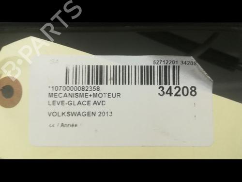 Used Front right window mechanism VW PASSAT B7 Variant (365) 2.0 TDI (140 hp) 9605189