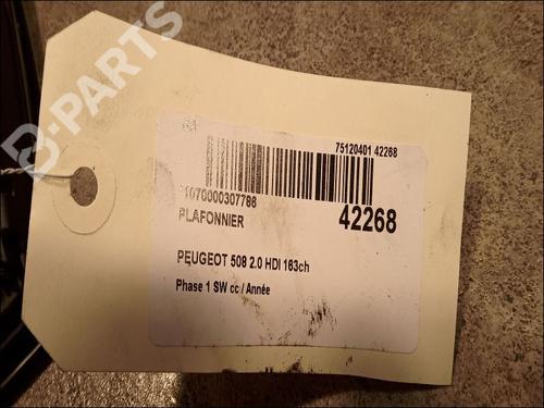 Interior roof light PEUGEOT 508 SW I (8E_) 2.0 HDi | BP9617191I8 