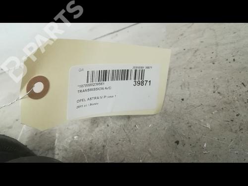 Right front driveshaft OPEL ASTRA J Sports Tourer (P10) 2.0 CDTI (35) | BP9608591M39 