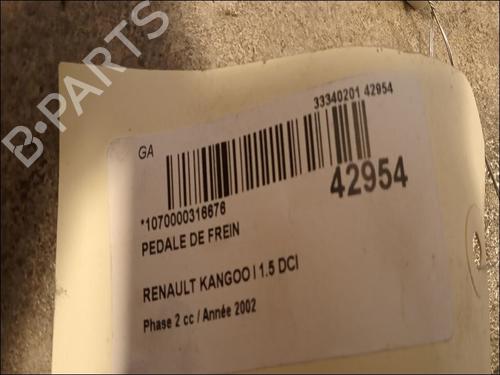 bremsepedal RENAULT KANGOO (KC0/1_) 1.5 dCi (57 hp) 9617964