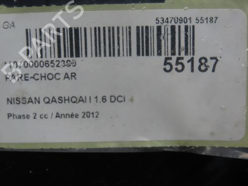 Rear bumper NISSAN QASHQAI I (J10, NJ10) 1.6 dCi All-wheel Drive | BP29196023C8 