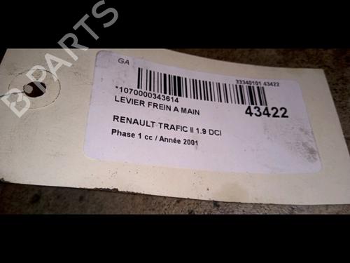 Travão de mão RENAULT TRAFIC II Van (FL) 1.9 dCi 100 (FL0C, FL0K, FL0B) (101 hp) 9729631