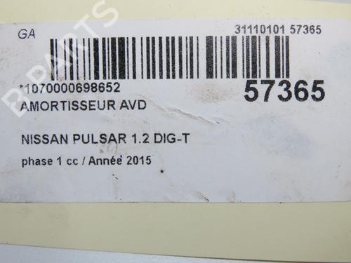 Right front shock absorber NISSAN PULSAR Hatchback (C13) 1.2 DIG-T | BP32332327M17 