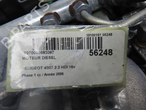 Engine PEUGEOT 4007 (VU_, VV_) 2.2 HDi | BP30841079M1 