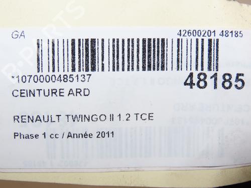 Høyre bak beltestrammer RENAULT TWINGO II (CN0_) [2007-2025]  28830627