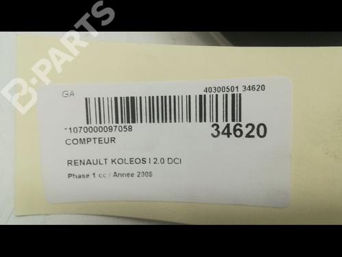 Instrument cluster RENAULT KOLEOS I (HY_) 2.0 dCi 4x4 (HY0K) | BP9597147C47 