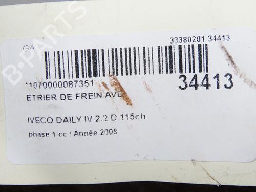 Right front brake caliper IVECO DAILY IV Van 35C12 V, 35C12 V/P, 35S12 V, 35S12 V/P | BP34457047M104  - Image 6