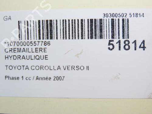 Used Steering rack TOYOTA COROLLA Verso (ZER_, ZZE12_, R1_) 2.2 D-4D (AUR10_, AUR10R) (136 hp) 28829648