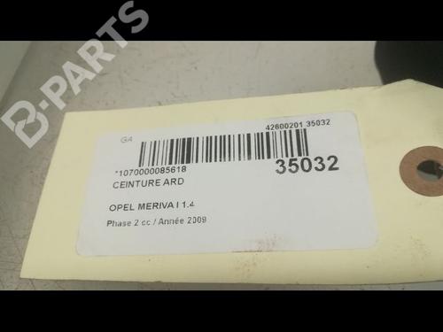 Høyre bak beltestrammer OPEL MERIVA A MPV (X03) 1.4 16V Twinport (E75) | BP9596484C90 