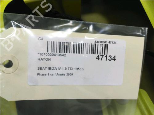 Used Tailgate SEAT IBIZA IV (6J5, 6P1) 1.9 TDI (105 hp) 18732168