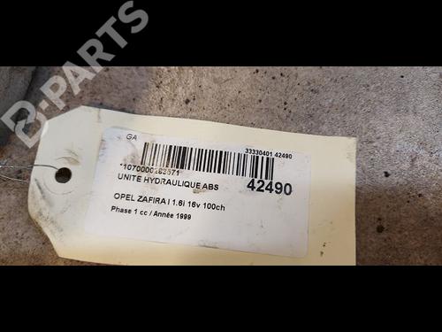 ABS pump OPEL ZAFIRA A MPV (T98) 1.6 16V (F75) | BP9614607M43 
