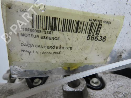 Used Engine Engine DACIA SANDERO II TCe 90 (B8M1, B8MA, B8AC) (90 hp) 39937919 39937919