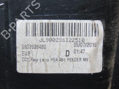 Used Right taillight CITROËN C3 II (SC_) 1.2 VTi 82 (82 hp) 28414942