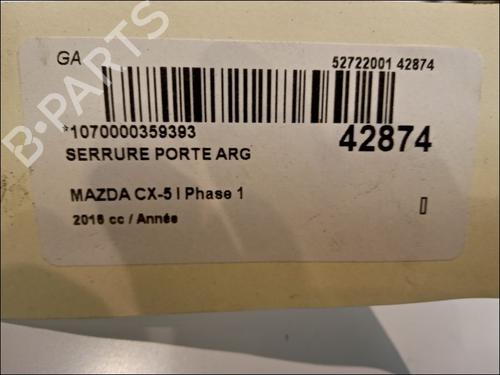 Used Rear left lock MAZDA CX-5 (KE, GH) 2.2 D AWD (KE102) (175 hp) 11103481