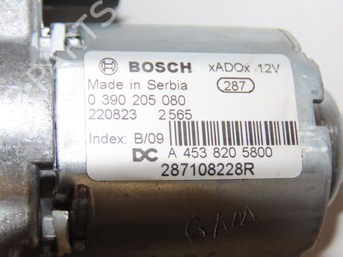 Rear wiper motor RENAULT CLIO V (B7_) 1.0 SCe 65 (B7MG) | BP29441851M102 