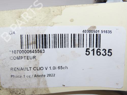 Instrument cluster RENAULT CLIO V (B7_) 1.0 SCe 65 (B7MG) | BP29441731C47 