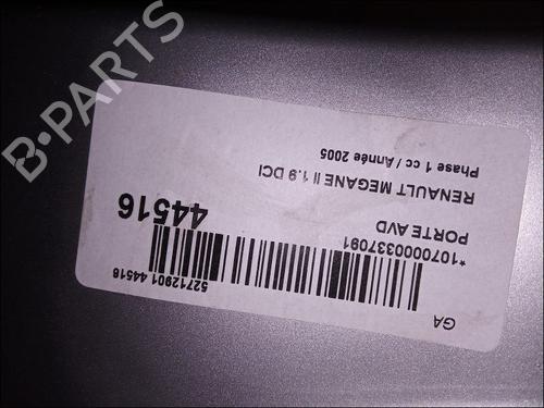 Right front door RENAULT MEGANE II (BM0/1_, CM0/1_) 1.9 dCi (BM0G, CM0G) | BP23175986C3 