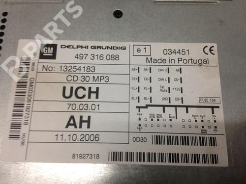 Radio OPEL CORSA D (S07) 1.3 CDTI (L08, L68) | BP9593054E6 