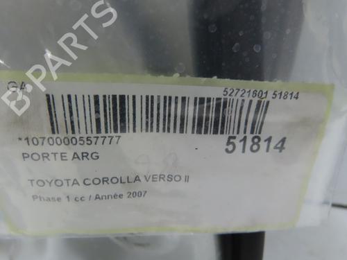 Left rear door TOYOTA COROLLA Verso (ZER_, ZZE12_, R1_) 2.2 D-4D (AUR10_, AUR10R) | BP28968997C4 