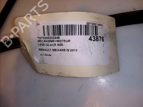 Used Front right window mechanism RENAULT MEGANE IV Hatchback (B9A/M/N_) 1.5 Blue dCi 115 (B9A6) (116 hp) 11976480