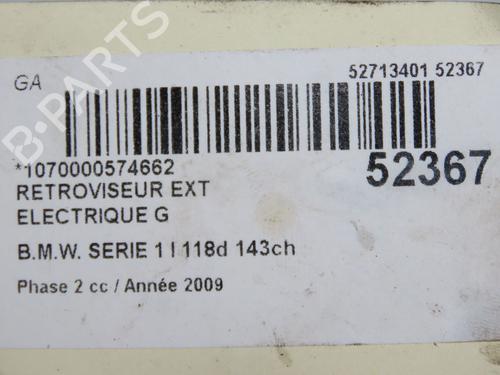 Left mirror BMW 1 (E81) 118 d | BP36283681C26  - Image 6