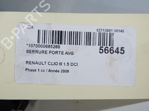 front-left-lock-renault-clio-iii-br01-cr01-2005-2006-2007-2008-2009-2010-2011-2012-2013-2014-32200866 main image