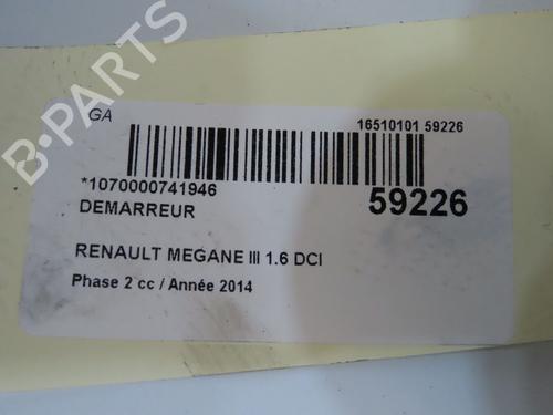 Starter RENAULT MEGANE III Hatchback (BZ0/1_, B3_) 1.6 dCi (BZ00, BZ12, BZ13) | BP38491473M8 - Image 4