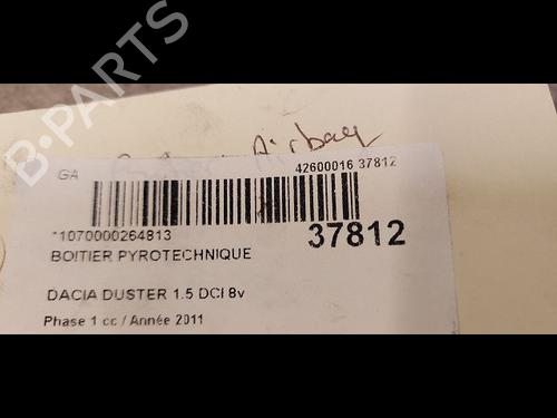 Used ECU airbags DACIA DUSTER (HS_) 1.5 dCi (HSMC) (107 hp) 9611959