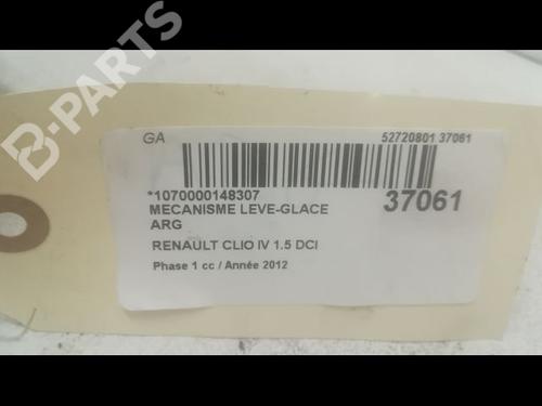 Rear left window mechanism RENAULT CLIO IV (BH_) 1.5 dCi 90 | BP9600449C24 