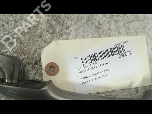Front right exterior door handle RENAULT CLIO III (BR0/1, CR0/1) 1.5 dCi | BP9606888C129 