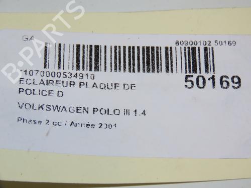 Skiltlys VW POLO (6N2) 1.4 (60 hp) 18129731