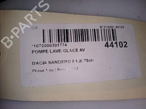 Used Washer pump DACIA SANDERO II 1.2 (75 hp) 14881650