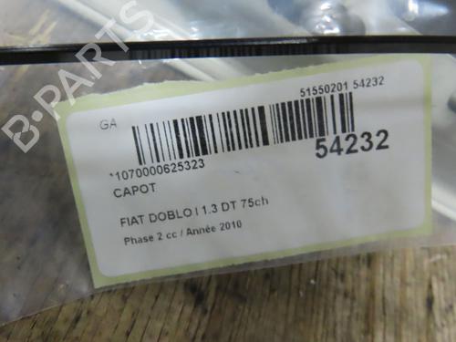 Capot FIAT DOBLO Box Body/MPV (223_) 1.3 D Multijet (75 hp) 28831047