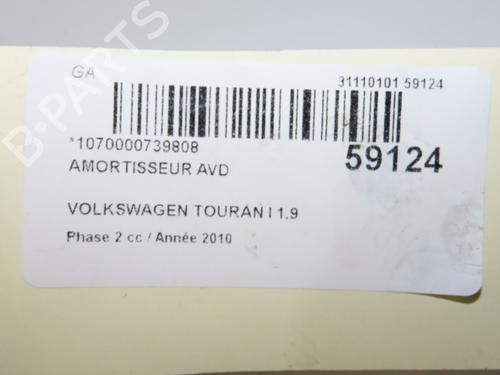 Used Right front shock absorber Right front shock absorber VW TOURAN (1T1, 1T2) 1.9 TDI (105 hp) 39453442 39453442