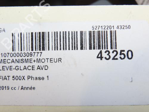 Front right window mechanism FIAT 500X (334_) 1.3 (334.AXR11) | BP29441752C23 