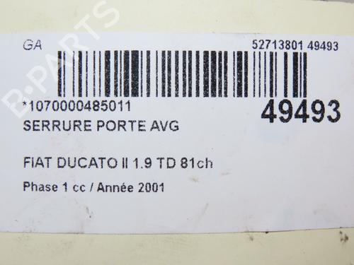 Used Front left lock FIAT DUCATO Van (230_) 1.9 TD (90 hp) 28831633