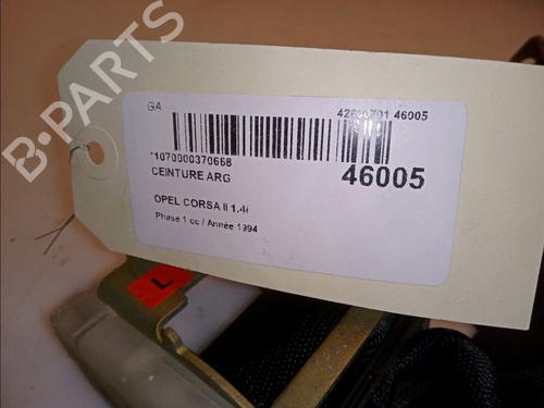 Rear left belt tensioner OPEL CORSA B (S93) 1.4 i (F08, F68, M68) | BP12354727C89 