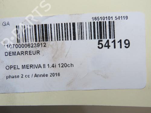 starter-opel-meriva-b-mpv-s10-2010-2011-2012-2013-2014-2015-2016-2017-37252293 main image