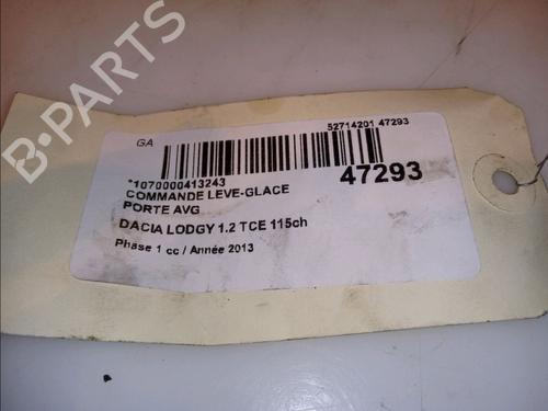 Used Left front window switch DACIA LODGY (JS_) 1.2 TCe (JSAY, JSM0) (115 hp) 12116913
