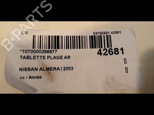 Used Rear parcel shelf NISSAN ALMERA II Hatchback (N16) 2.2 Di (110 hp) 23177438