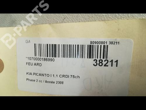 Right taillight KIA PICANTO I (SA) 1.1 CRDi | BP9605099C35 