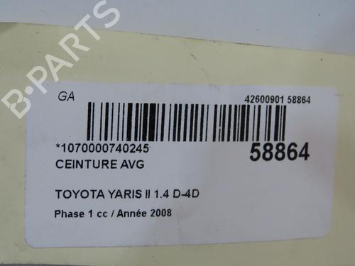 Used Front left belt tensioner Front left belt tensioner TOYOTA YARIS (_P9_) 1.4 D-4D (NLP90_, NLP90R) (90 hp) 36345296 36345296