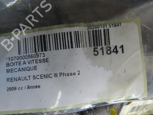Used Gearbox RENAULT SCÉNIC III (JZ0/1_) 1.4 16V (JZ0F, JZ1V) (131 hp) 28829416