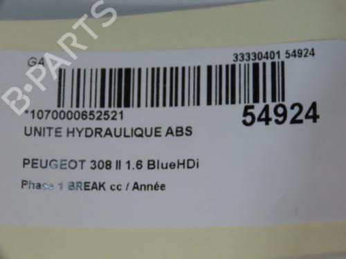 Used ABS pump ABS pump PEUGEOT 308 SW II (LC_, LJ_, LR_, LX_, L4_) 1.6 BlueHDi 120 (120 hp) 33681006 33681006