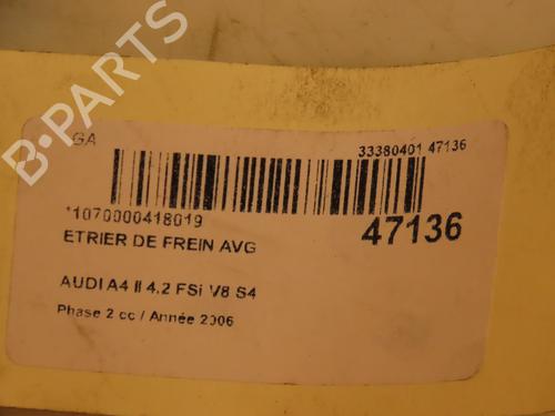 Used Left front brake caliper AUDI A4 B7 Avant (8ED) S4 quattro (344 hp) 16490988