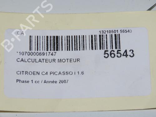 Used Engine control unit (ECU) CITROËN C4 Picasso I MPV (UD_) 1.6 HDi (109 hp) 31242418